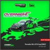 Tarmac Works Porsche 911 Gt3 Cup 99 Fire Monkey Motorsport, verde y negro Black/Green Escala 1/64 T64-093-FMM