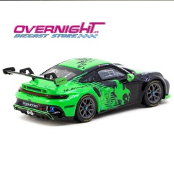 Tarmac Works Porsche 911 Gt3 Cup 99 Fire Monkey Motorsport, verde y negro Black/Green Escala 1/64 T64-093-FMM