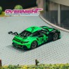Tarmac Works Porsche 911 Gt3 Cup 99 Fire Monkey Motorsport, verde y negro Black/Green Escala 1/64 T64-093-FMM