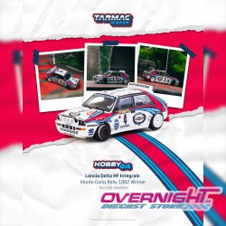 Tarmac Works 1992 Lancia Delta HF Integrale n4 Auriol y Occelli Monte Carlo Rally Winner Escala 1/64 T64-049-92MCR04