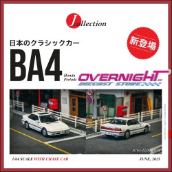 Tarmac Works Honda Prelude Ba4 Blanco Escala 1/64 JC64-TL009-WH