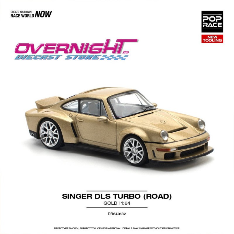 Pop Race Singer DLS Turbo Oro Escala 1/64 PR640132