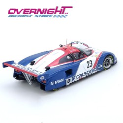 Inno64 1989 Nissan R89C Le Mans n23 Hasemi, Hoshino y Suzuki Escala 1/64 IN64-R89C-89LM23