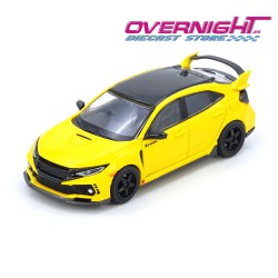 Inno64 Honda Civic Type-R Fk8 amarillo Escala 1/64 IN64-FK8-YL