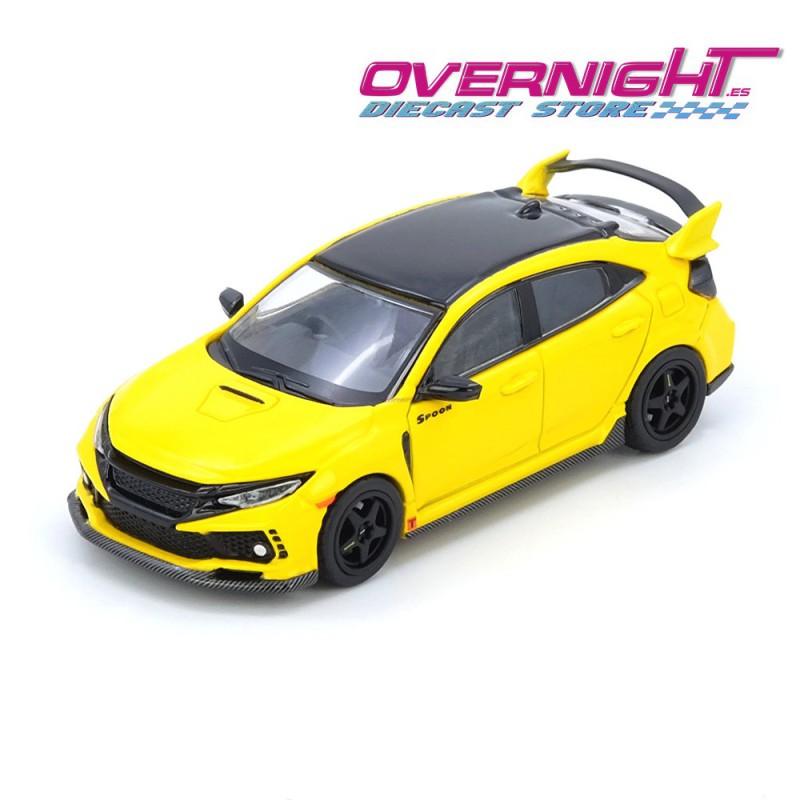 Inno64 Honda Civic Type-R Fk8 amarillo Escala 1/64 IN64-FK8-YL
