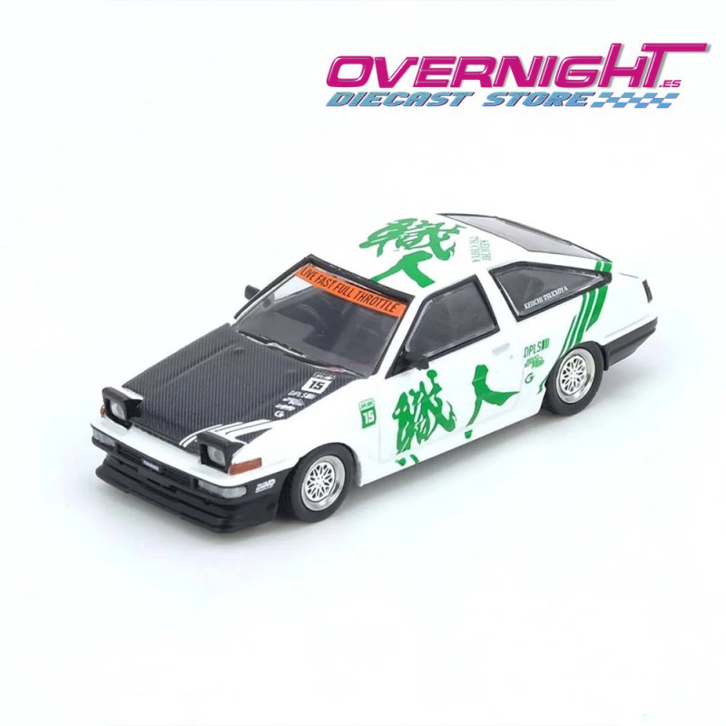 Inno64 Toyota Sprinter Trueno AE86 Keiichi Tsuchiya Limited Edition Escala 1/64 IN64-AE86-KT