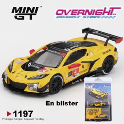 Mini GT Chevrolet Corvette Z06 GT3.R n4 By Pratt Miller Motorsports Daytona 24 Hrs 2025 en Blister Escala 1/64 MGT01197-BL