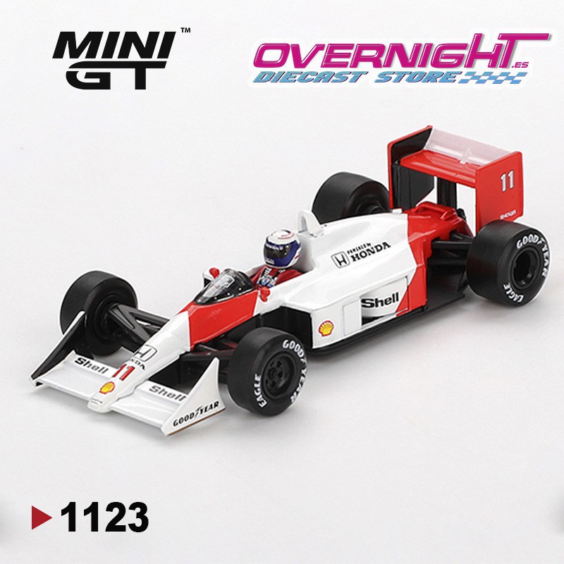 Mini GT Mclaren Mp4 4 N11 Alain Prost Japanese Grand Prix 2nd 1988 Escala 1/64 MGT01123-L