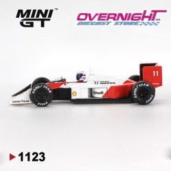 Mini GT Mclaren Mp4 4 N11 Alain Prost Japanese Grand Prix 2nd 1988 Escala 1/64 MGT01123-L
