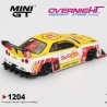 Mini GT Nissan GTR (R34) LB-Super Silhouette Skyline Suppaiman Okinawa 2025 Escala 1/64 MGT01204-R
