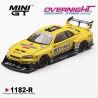 Mini GT NISSAN GTR (R34) SKYLINE SUPER SILHOUETTE SPORT YELLOW 2025 MGT01182-R