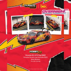 -PREORDER - Tarmac Works Porsche 991 (992) Gt3 Cup Brett Boulton Porsche Carrera Cup Australia 2025 Escala 1/64 T64-093-25CCA95