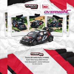 -PREORDER - Tarmac Works Toyota Yaris Gr Rally1 Hybrid n69 Rovanpera Safari Rally Kenya Winner 2024 Escala 1/64 T64-085-24SAF69