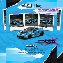 -PREORDER - Tarmac Works Porsche 991 (992) Gt3 R n92 Ryan Hardwick 24h Of Le Mans Cat Winner 2025 Escala 1/64 T64-084-25LM92
