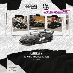 -PREORDER - Tarmac Works Toyota Supra (A90) Lb -Works Black 2025 Escala 1/64 T64-109-BK