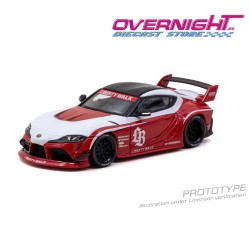 -PREORDER - Tarmac Works Toyota Supra (A90) Lb -Works Red 2025 Escala 1/64 T64-109-RD