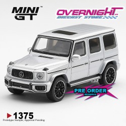 -PREORDER - Mini GT Mercedes-Benz G63 Silver Metallic 2022 Escala 1/64 MGT01375-L