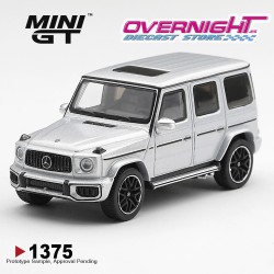 -PREORDER - Mini GT Mercedes-Benz G63 Silver Metallic 2022 Escala 1/64 MGT01375-L