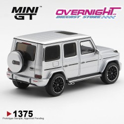 -PREORDER - Mini GT Mercedes-Benz G63 Silver Metallic 2022 Escala 1/64 MGT01375-L