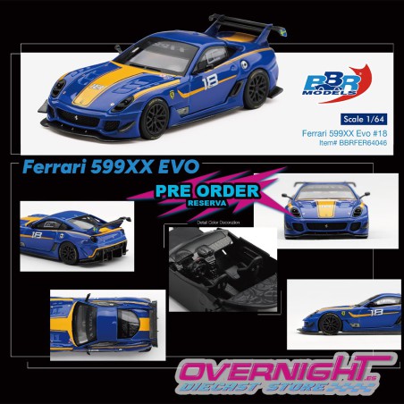 BBR Ferrari 599xx Evo n18 2011 - Escala 1/64 - BBRFER64046