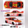 Mini GT Kaido House Nissan Skyline Gtr (R33) Kaido Stock Car V1 1995 - Escala 1/64 - KHMG313