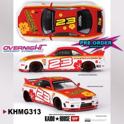 Mini GT Kaido House Nissan Skyline Gtr (R33) Kaido Stock Car V1 1995 - Escala 1/64 - KHMG313