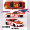 Mini GT Kaido House Nissan Skyline Gtr (R33) Kaido Stock Car V1 1995 - Escala 1/64 - KHMG313