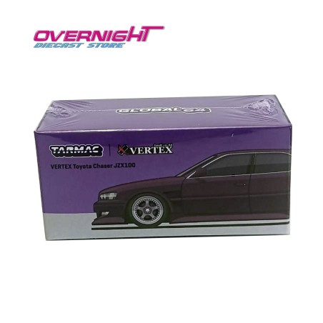 Vertex Toyota Chaser Jzx100, Purple - Tarmac Works - Escala 1/64