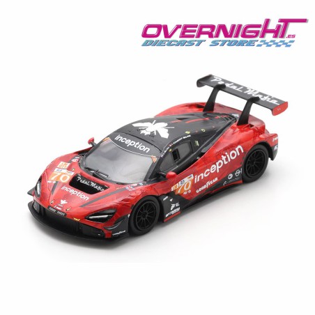 Spark Mclaren 720s GT3 Evo n70 24h Le Mans 2024 B. Iribe - O. Millroy - F. Schandorff Escala 1/64 Y396