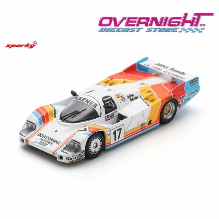 Spark Porsche 956 n17 24h Le Mans 1984 T. Needell - D. Sutherland - R. French Escala 1/64 Y320