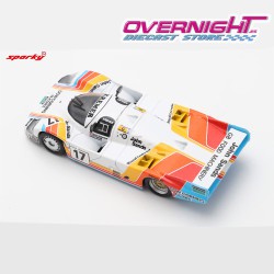 Spark Porsche 956 n17 24h Le Mans 1984 T. Needell - D. Sutherland - R. French Escala 1/64 Y320