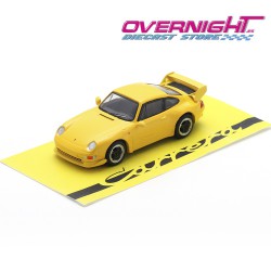 Spark Porsche 911 993 RS Clubsport 1995 Amarillo y negro Escala 1/64 64SP007-F