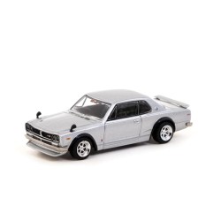 Nissan Skyline 2000 GT-R Kpgc10 Tokyo Auto Salon 2024 Silver - Tarmac Works - Escala 1/64