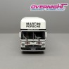 Schuco Mercedes-Benz Racecar Transporter Porsche Martini Racing Blanco Escala 1/64 452038000