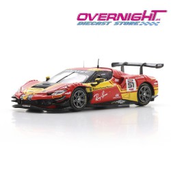 Looksmart Ferrari 296 GT3 n51 2nd 24h Spa 2024 A. Rovera – D. Rigon – A. Pier Guidi Escala 1/64 LS64015