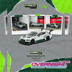 Tarmac Works Bentley Continental Gt3 Presentation 2018 - Escala 1/64 T64-030-PRE
