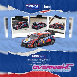 Tarmac Works Hyundai I20n Rally1 Hybrid n42 Craig Breen Rally Sweden 2023 - Escala 1/64 T64-089-23RS42