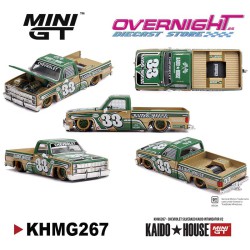 Mini GT Kaido House Chevrolet Silverado Kaido Intimidator V2 1980 miniatura 1/64 KHMG267