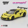 Mini GT Chevrolet Corvette C8 Zr1 Accelerate Yellow 2025 Escala 1/64 MGT01158-L