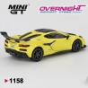 Mini GT Chevrolet Corvette C8 Zr1 Accelerate Yellow 2025 Escala 1/64 MGT01158-L
