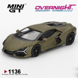 Mini GT Revuelto Verde Gea Matte 2023 Escala 1/64 MGT01136-L