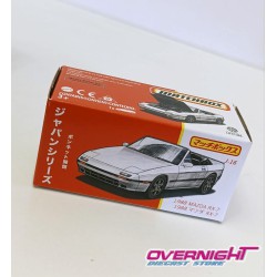 Mazda RX7 blanco - Matchbox Japan Series Moving Parts - escala 1/64