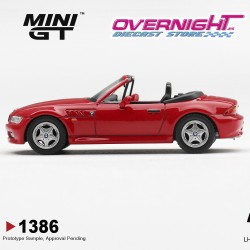 Mini GT Bmw Z3 2.8I Hellrot 1998 - Escala 1/64 - MGT01386-L