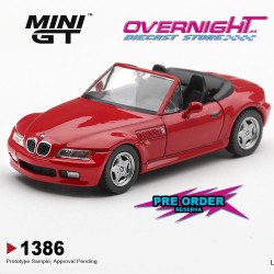 Mini GT Bmw Z3 2.8I Hellrot 1998 - Escala 1/64 - MGT01386-L
