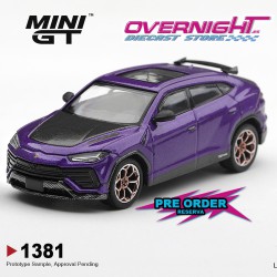 Mini GT Lamborghini Urus Performance Viola Pasifae 2023 - Escala 1/64 - MGT01381-L