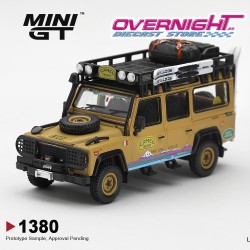 Mini GT Land Rover Defender 110 Camel Trophy Team Italy Tierra Del Fuego CT24 1998 - Escala 1/64 - MGT01380-L