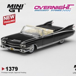 Mini GT Cadillac El Dorado Biarritz Black 1959 - Escala 1/64 - MGT01379-L