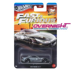 Hot Wheels Silver Series Fast and Furious 2026 pack 5 coches 25th Anniversary Silver Bodies Escala 1/64 HNR88-979Q