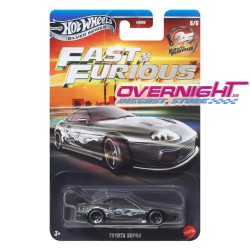 Hot Wheels Silver Series Fast and Furious 2026 pack 5 coches 25th Anniversary Silver Bodies Escala 1/64 HNR88-979Q