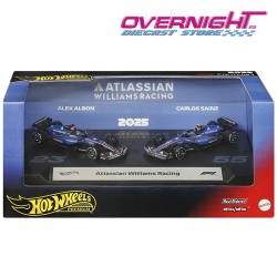 Hot Wheels Premium Williams Carlos Sainz y Alexander Albon Formula 1 2025  Escala 1/64 JMM98